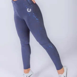 Mallas Night Blue Ocean - Mallas Deportivas Estampado Brillante N.Blue