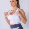 Pure White X Strap Bra